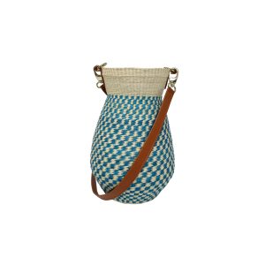 Structured Natural Woven Straw Bag