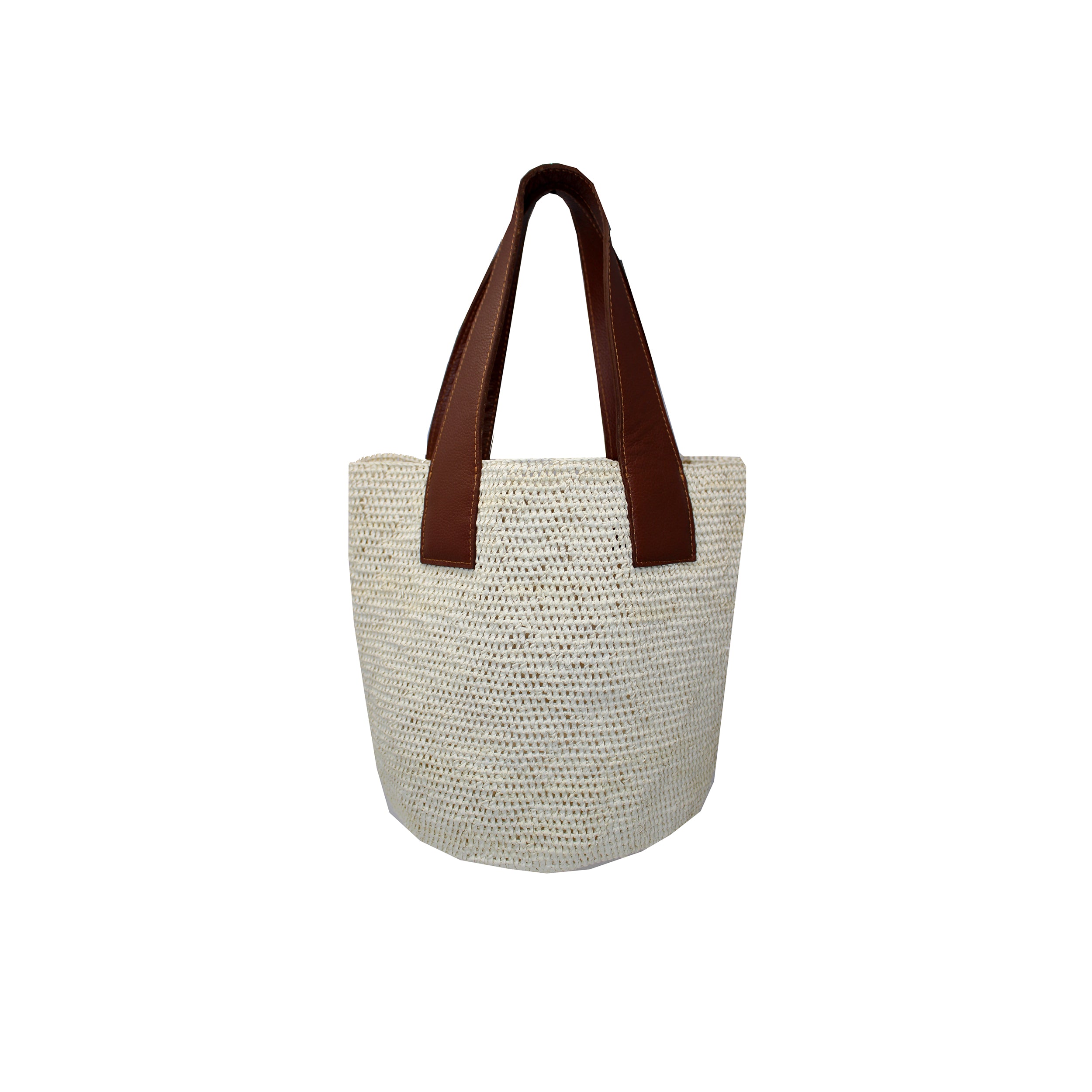 Detailed Medium Woven Woven Straw Bag