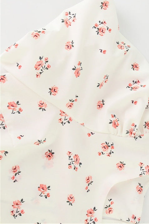 Floral Split Puff Sleeve Maxi Dress - Image 6