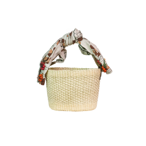 Upcycled Sleeve Handle Mini Basket